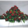 Dekoration med röda rosor