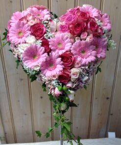 Hjärta med rosa toner